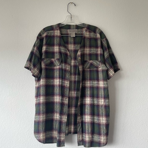 Silk Plaid Blouse - Picture 2 of 4